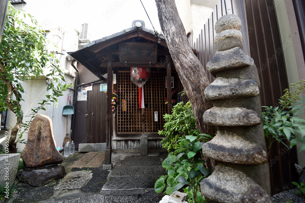Fototapeta premium 明智光秀首塚 京都市東山区