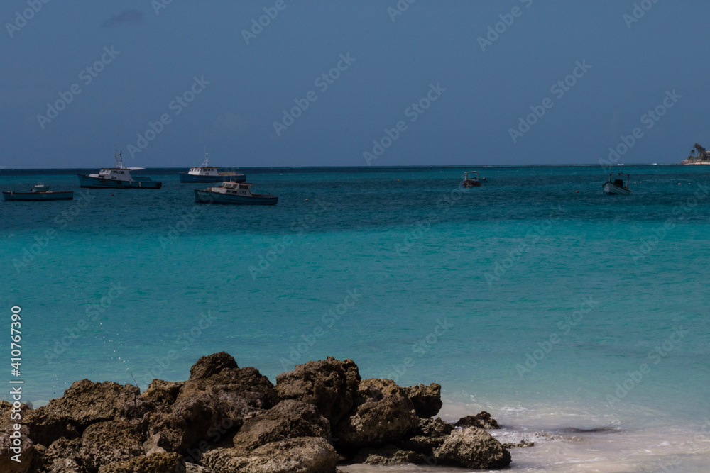 Fototapeta premium boat on the beach