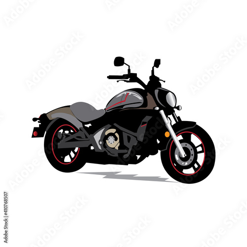 Motorcycle vector icon design illustration