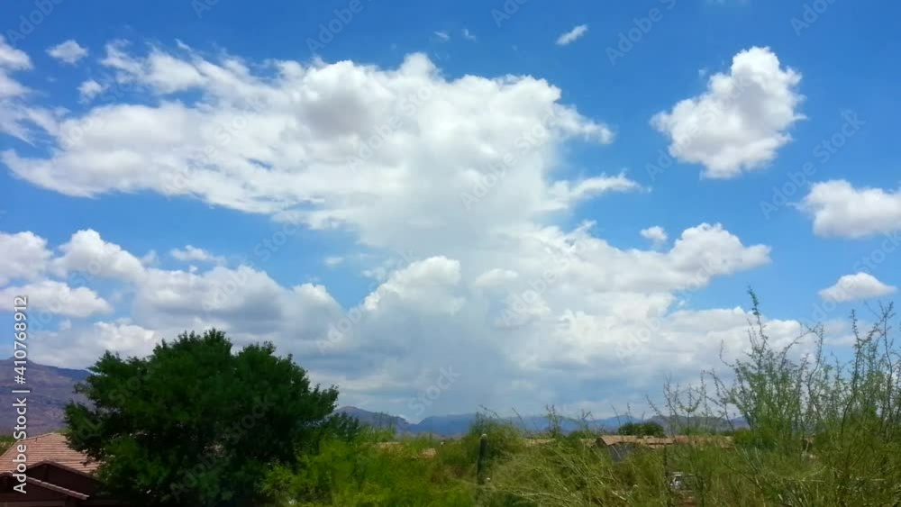 Time-Lapse of Thunderstorm clouds forming Over Arizona Time-Lapse of Thunderstorm clouds forming Over Arizona