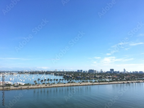 Boats at Port of Miami, Florida, USA