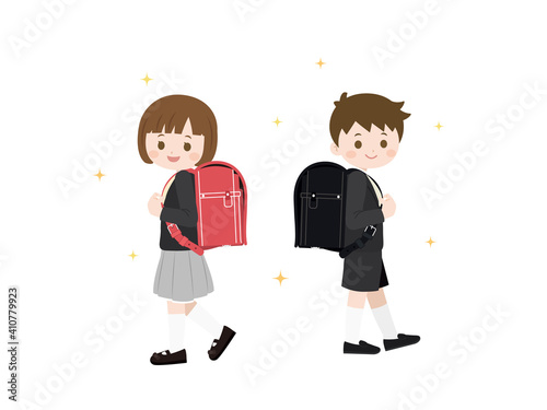 小学生　1年生　ランドセル　子供
