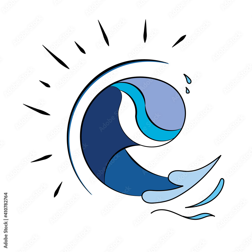 Fototapeta premium Wave, ocean