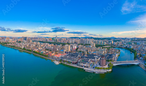 Urban scenery of Huizhou City, Guangdong Province, China © Weiming