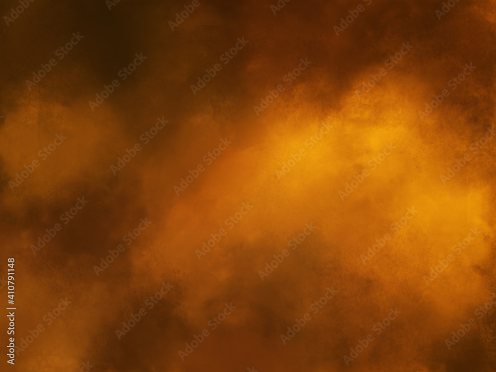 Fototapeta premium Hand painted background designs with earthy browns, reds and gold colors and textures for graphic layouts, composites or text.