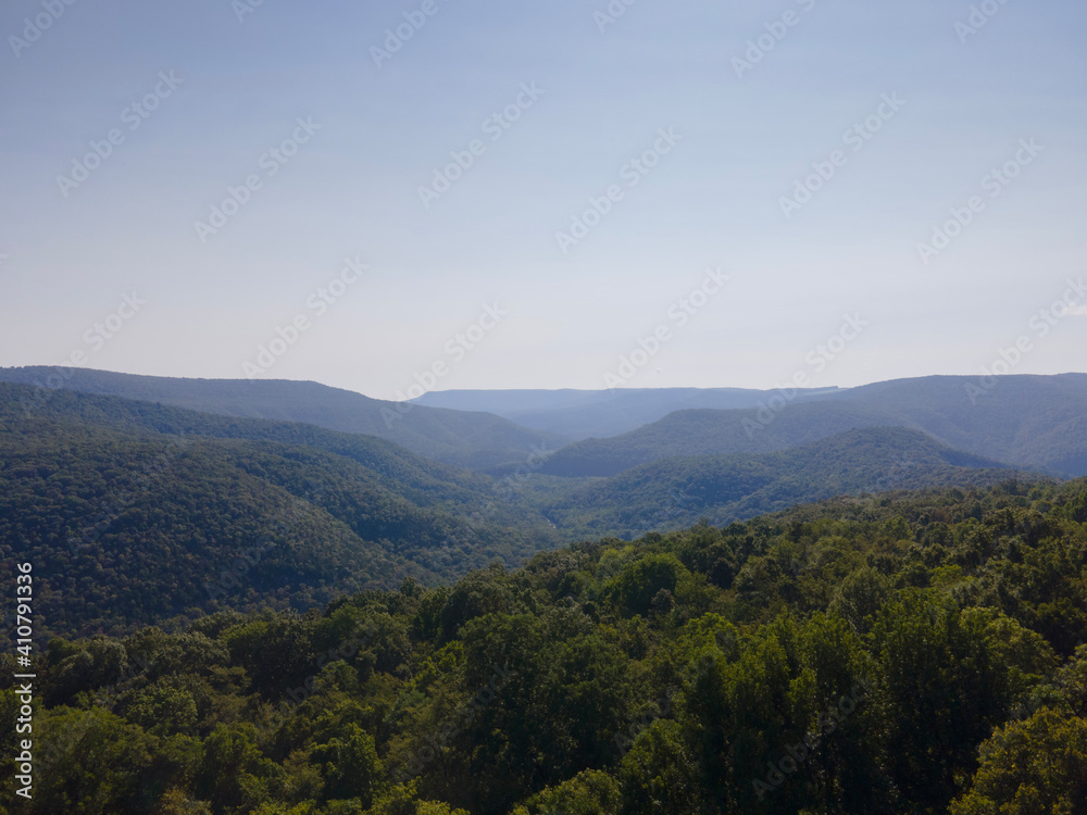 morning in the mountains