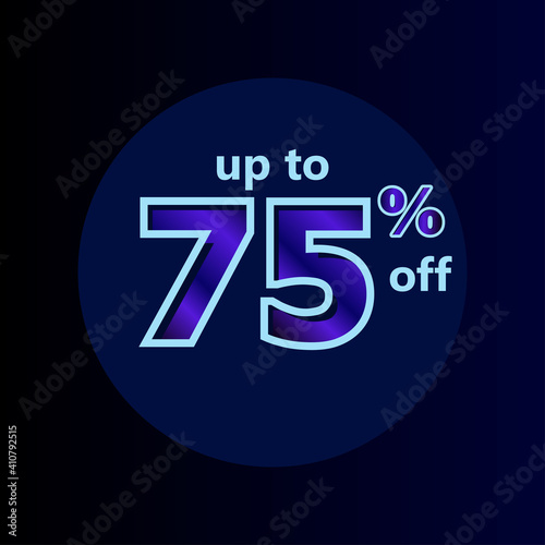 Discount up to 75% off Label Vector Template Design Illustration