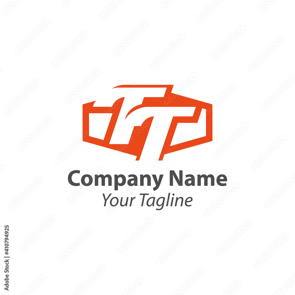 Obraz premium Abstract letter T logo design template. Dynamic vector unusual font. Universal fast speed fire moving water quick energy drop icon.