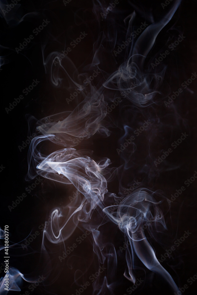 Smoke motion on black background. Smoke motion on black background.