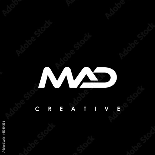 MAD Letter Initial Logo Design Template Vector Illustration