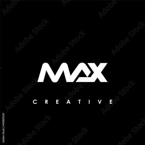 MAX Letter Initial Logo Design Template Vector Illustration
