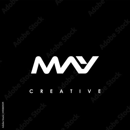 MAY Letter Initial Logo Design Template Vector Illustration