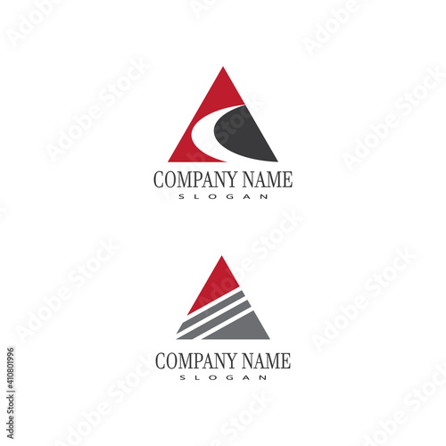A Letter Logo Template vector icon illustration design