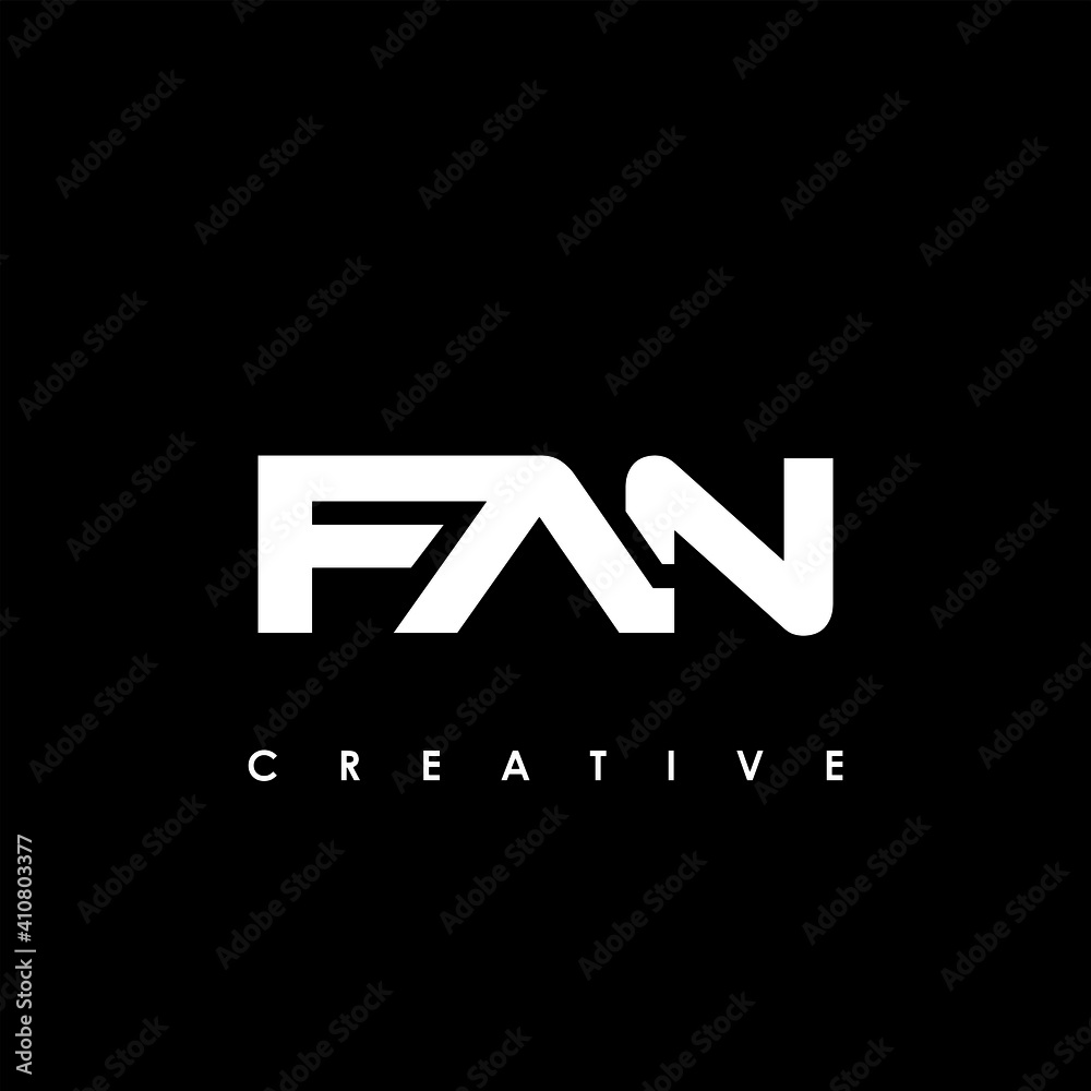 FAN Letter Initial Logo Design Template Vector Illustration