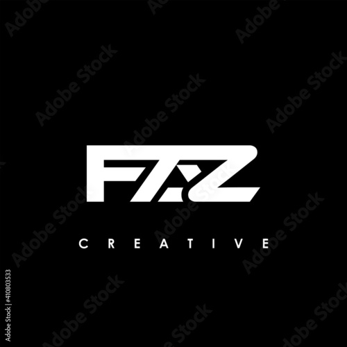 FAZ Letter Initial Logo Design Template Vector Illustration