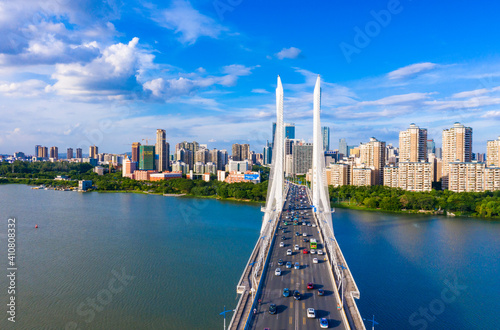 Hesheng Bridge and Huizhou bridge in Huizhou, Guangdong province, China photo