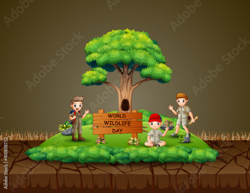 World Wildlife Day with the scout boys