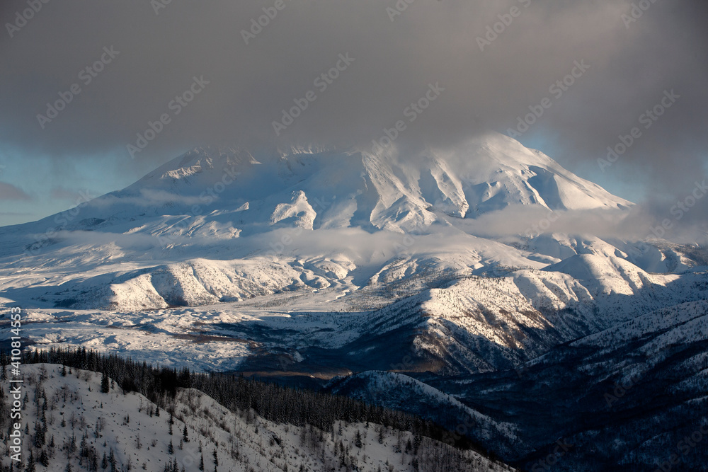 snow covered mountain