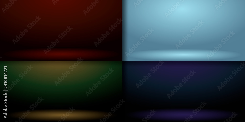 Abstract empty room wall background