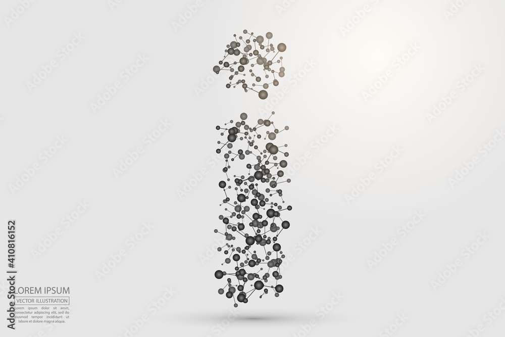 English letters abstract font consists 3d of triangles, lines, dots and connections. Vector illustration EPS 10. English letters abstract font consists 3d of triangles, lines, dots and connections. Vector illustration EPS 10.