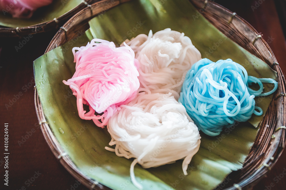 Thai rice noodle, rice vermicelli Thai rice noodle, rice vermicelli