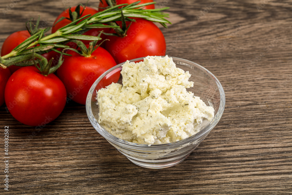 Soft cream cheese with herbs Soft cream cheese with herbs