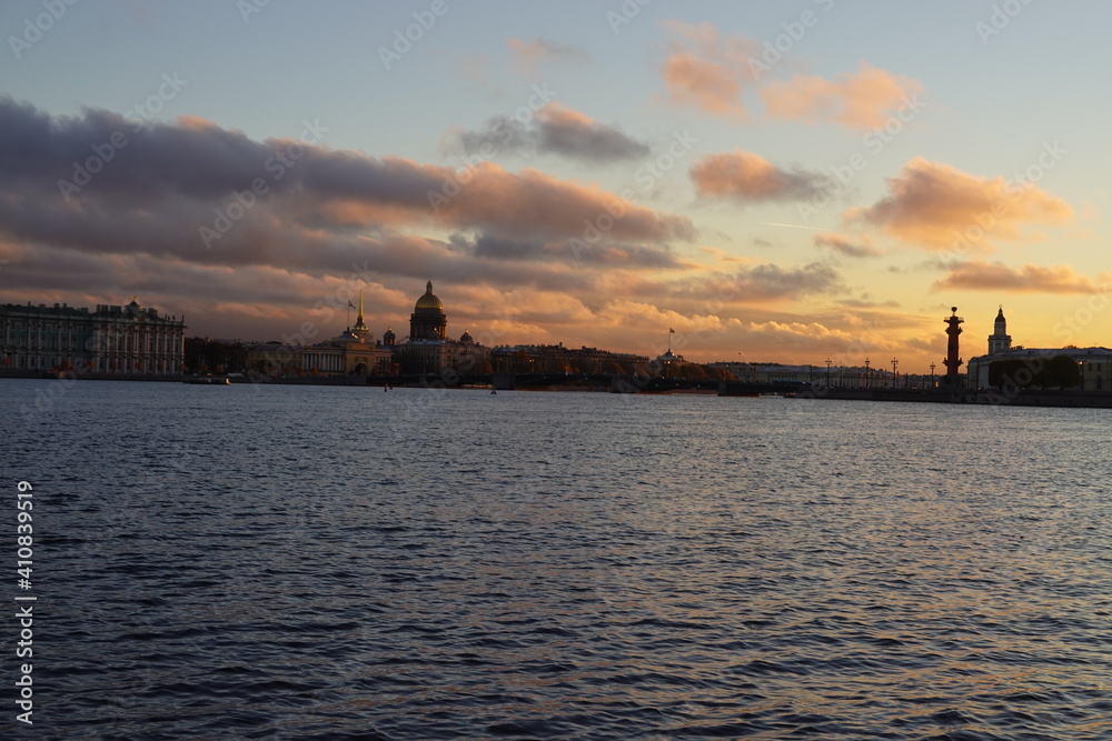 Закат в Санкт-Петербурге