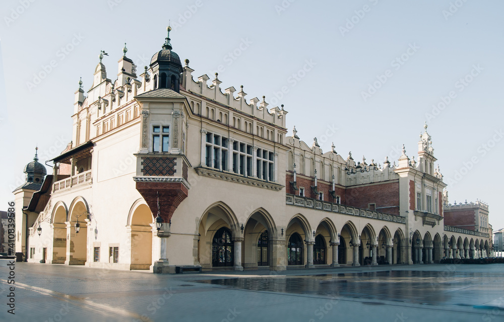 Old Sukiennice on the Krakow main square