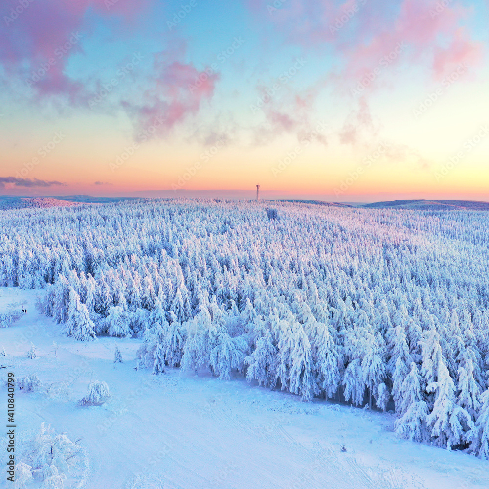 fantastischer Ausblick im Winter fantastischer Ausblick im Winter