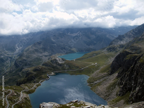 panorama on Lake Serrù