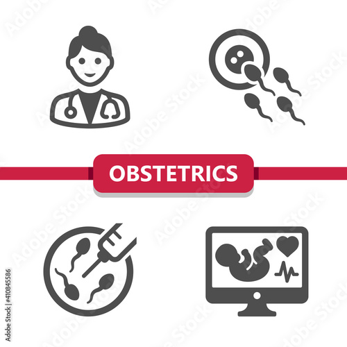 Obstetrics And Gynecology Icons