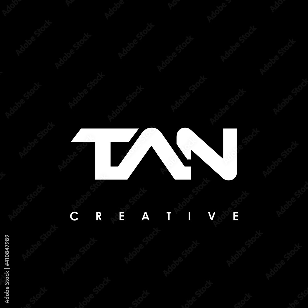 TAN Letter Initial Logo Design Template Vector Illustration