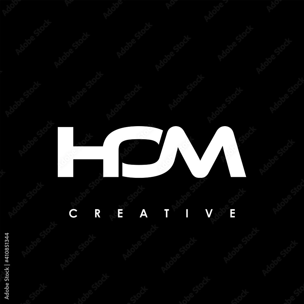 HOM Letter Initial Logo Design Template Vector Illustration