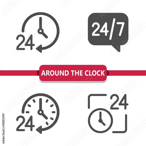 Around The Clock Icons