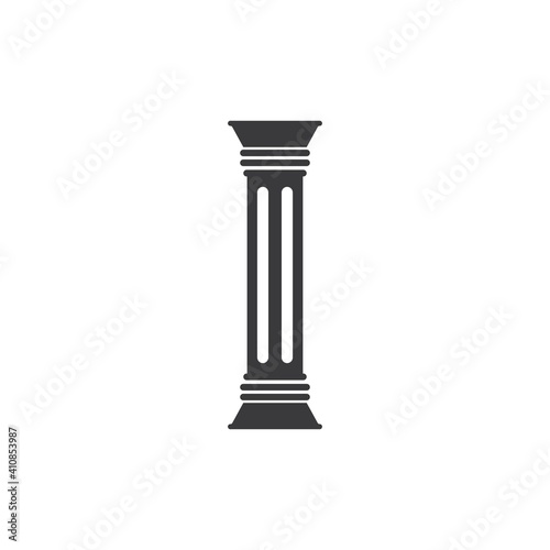 pillar icon vector Template illustration