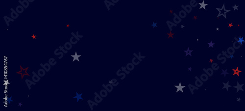 National American Stars Vector Background. USA 4th of July 11th of November Labor Veteran's Memorial President's Independence Day