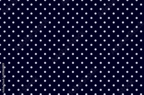 Polka dots patterns on navy blue background