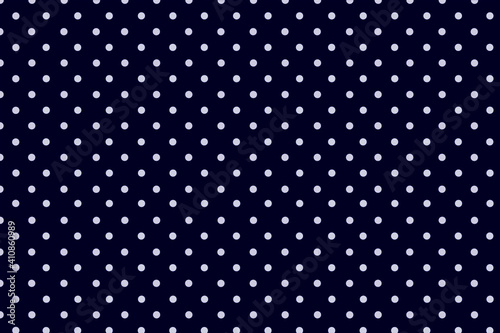 Polka dots patterns on navy blue background