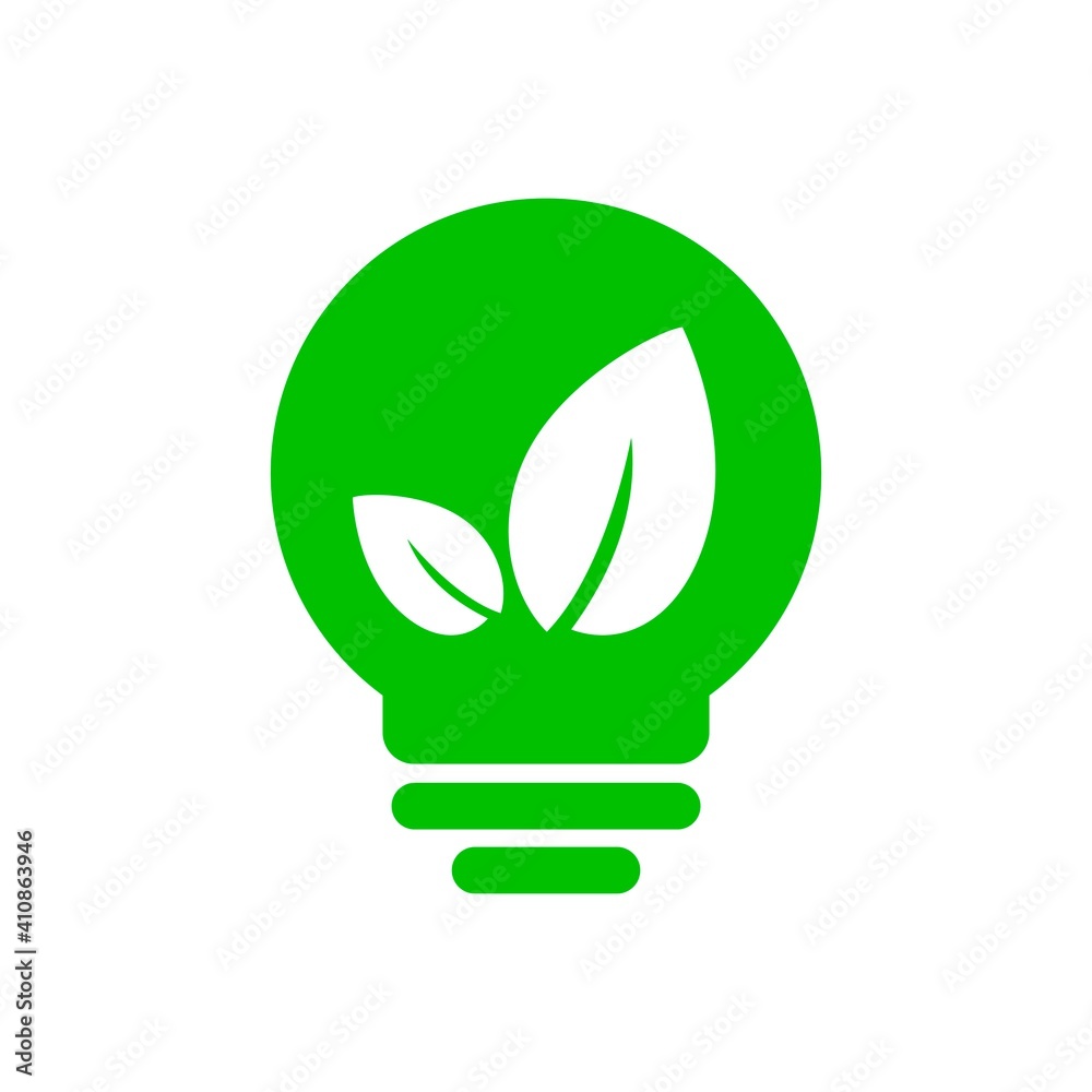 Green eco energy concept, plant growing inside the light bulb Green eco energy concept, plant growing inside the light bulb