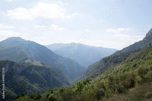 view of the mountains