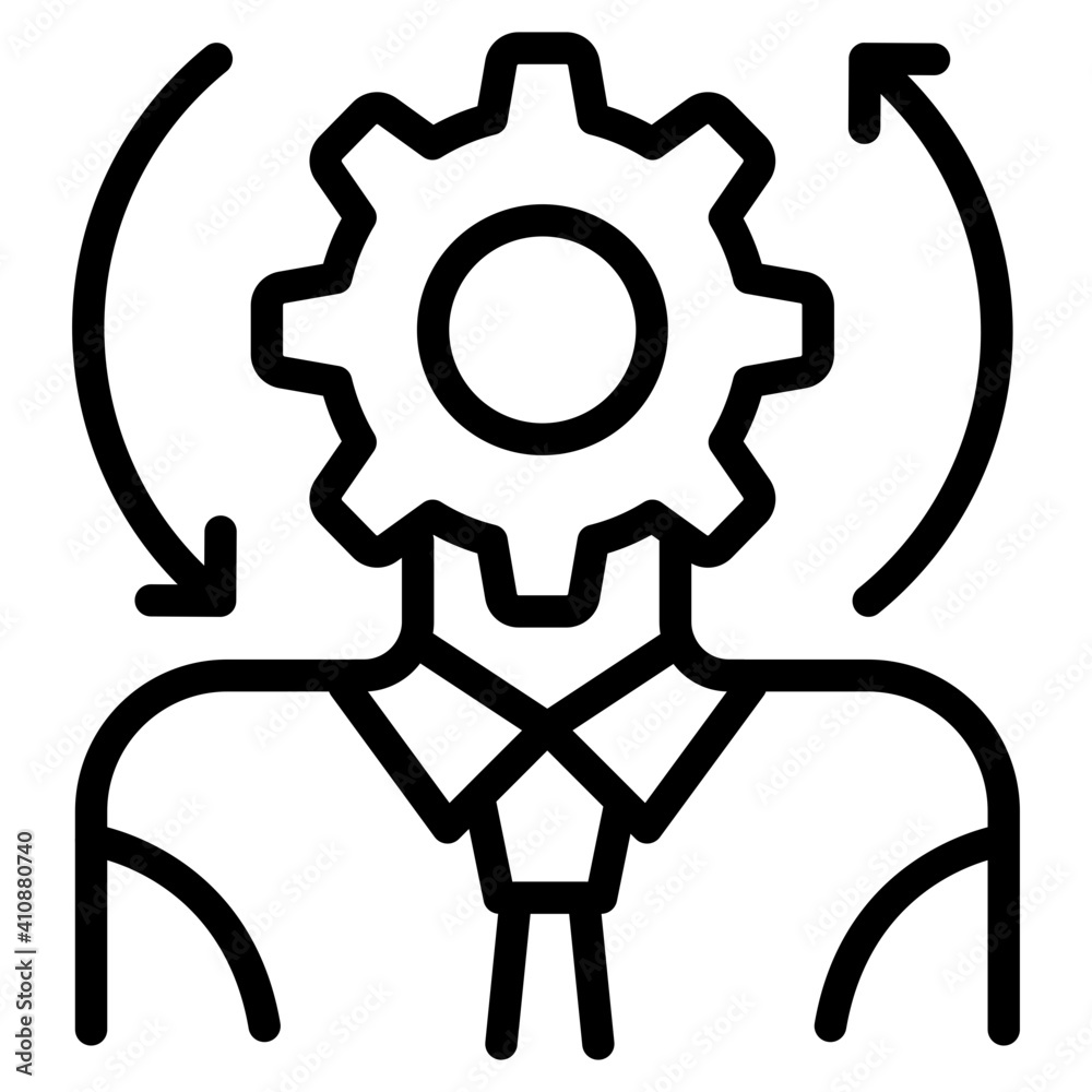 A trendy vector design of administrator icon A trendy vector design of administrator icon