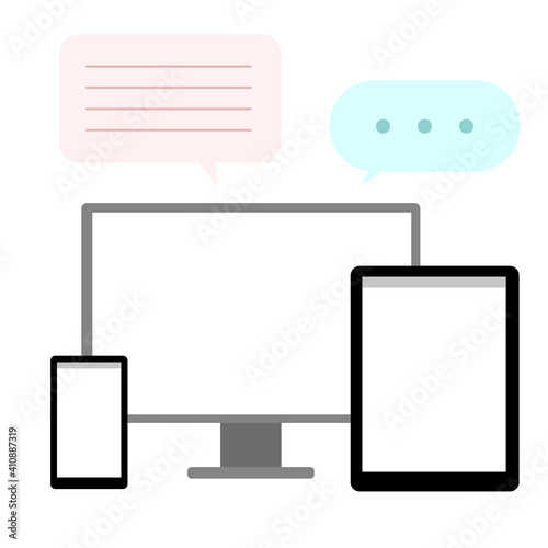 パソコン　スマートホン　タブレット