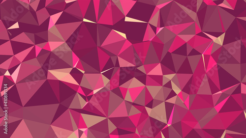 Abstract Pink Triangle Background. Colorful gradient mosaic backdrop. Geometric background for design. Hipster triangular background. Seamless Polygonal Brilliant Pattern. EPS10 Vector