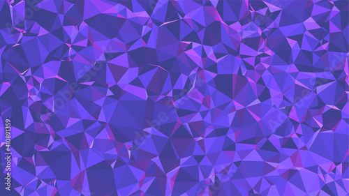 Abstract Purple Triangle Background. Colorful gradient mosaic backdrop. Geometric background for design. Hipster triangular background. Seamless Polygonal Brilliant Pattern. EPS10 Vector