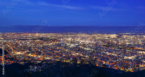 札幌 全景 夜景