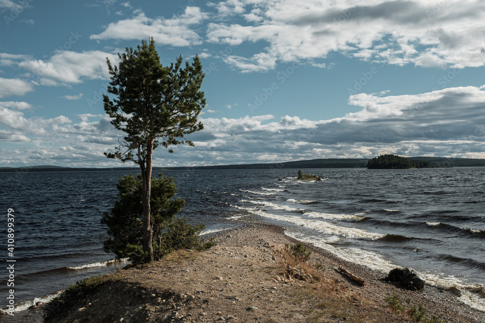 View of the Middle Kuito lake in Kalevala View of the Middle Kuito lake in Kalevala