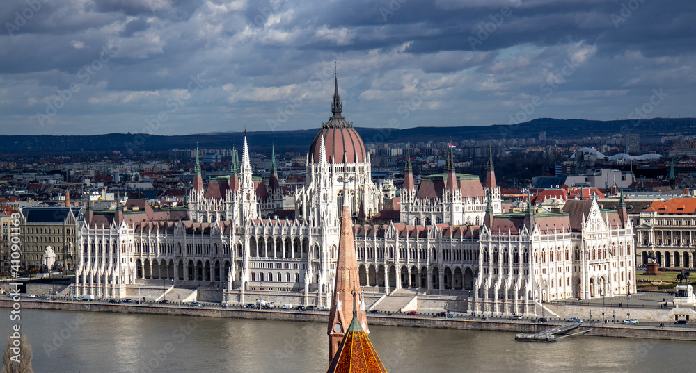 wundervolles Panorama von Budapest