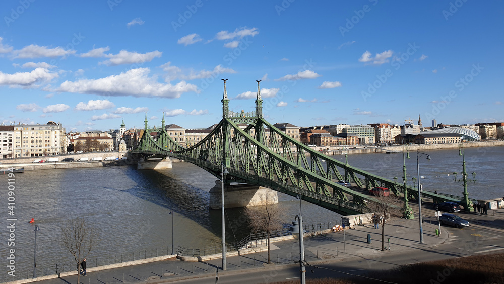 Fototapeta premium wundervolles Panorama von Budapest 