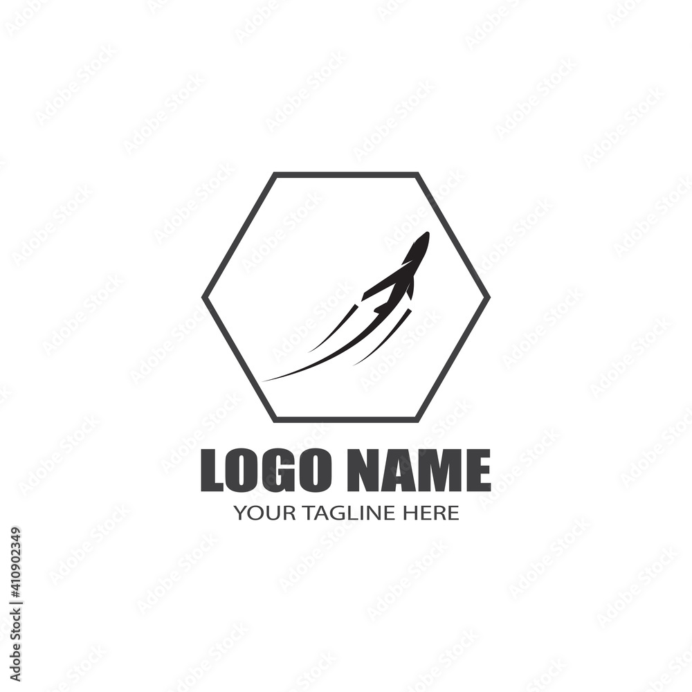 Airplane icon vector illustration design Logo Template Airplane icon vector illustration design Logo Template