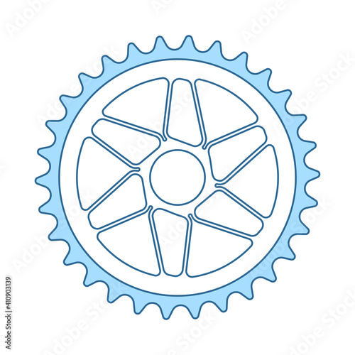 Bike Gear Star Icon